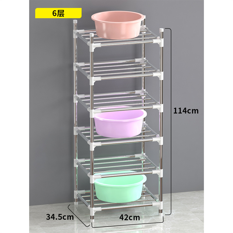 Estante Organizador de Lavabos de Acero Inoxidable Multicapa para Baño image 12