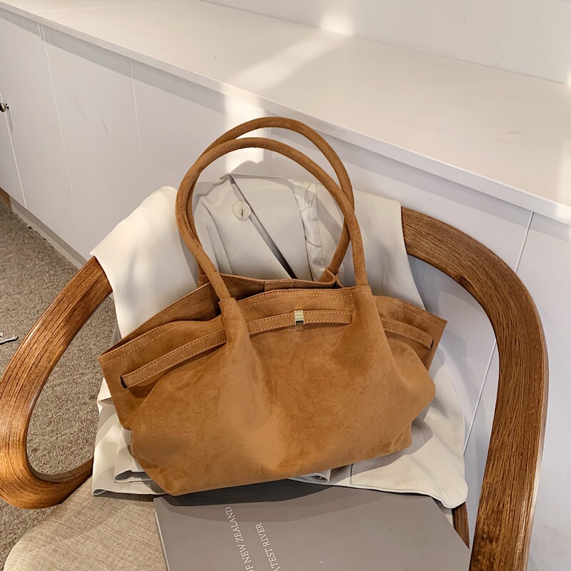 小衆の艶消しの翼の包みのバッグのbagsトートの大容量の小さい衆のしわの女性のカバンは通勤します。|undefined
