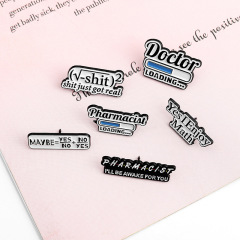 歐美新款熱賣個性單品 數字方程式 英文字母創意款式服飾徽章