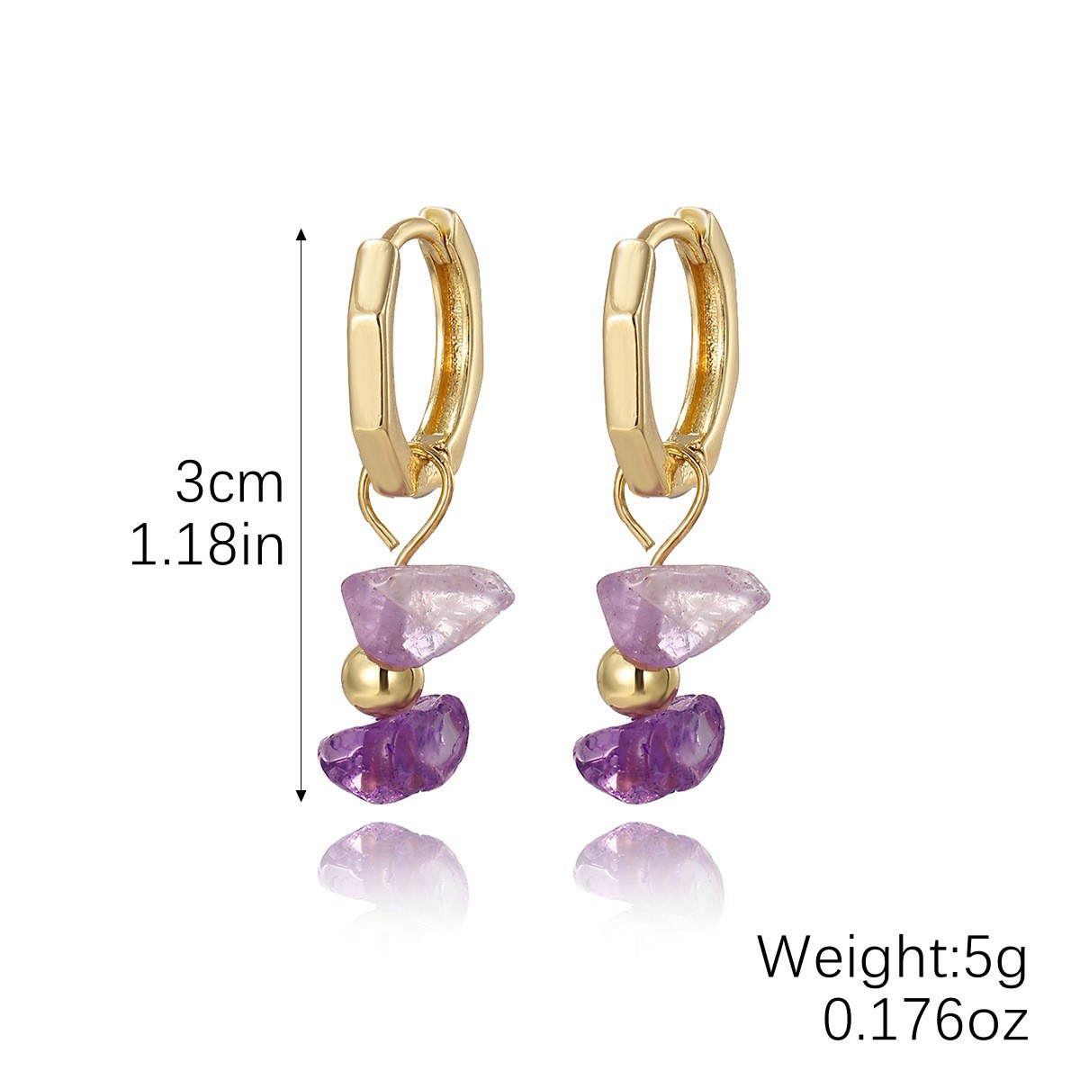 Natural Crystal And Gemstone Jewelry Brings Luck, Conveying Warmth, Clarity And Gentle Positive Energy, Making Every Day Feel Peaceful And Grounded. C_voghion.com