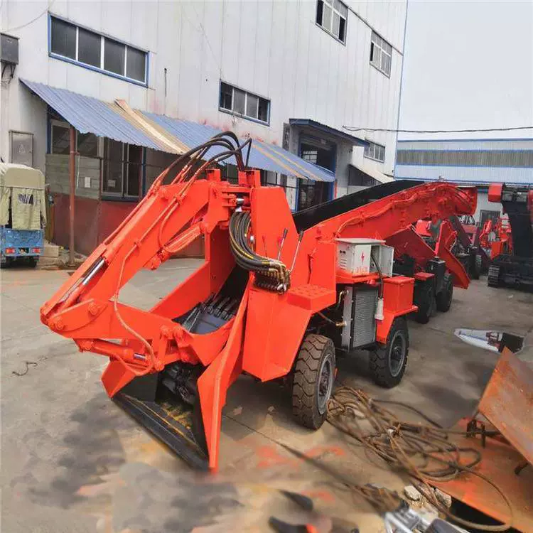 多规格轮式扒渣机 灵活转向高效清渣 工程隧道专用扒渣设备源头