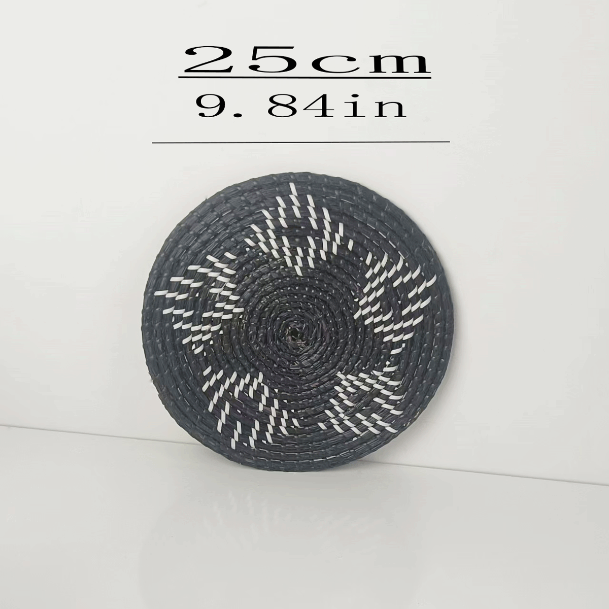 Gran por mayor tejido de paja artesanal tejido de caña personalidad característica de la decoración de pared del dormitorio estilo nórdico