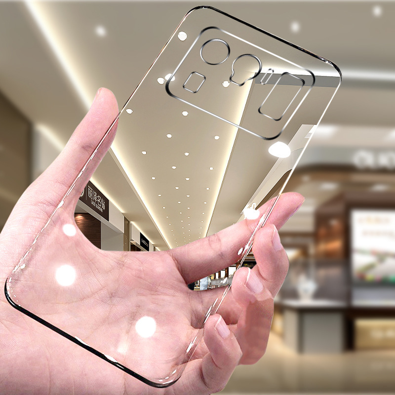 Suitable for Xiaomi 11Pro Borderless 10S Mobile Phone Case 9t Transparent 8Pc Protective Case 11Ultra Antibacterial and Anti-Fingerprint