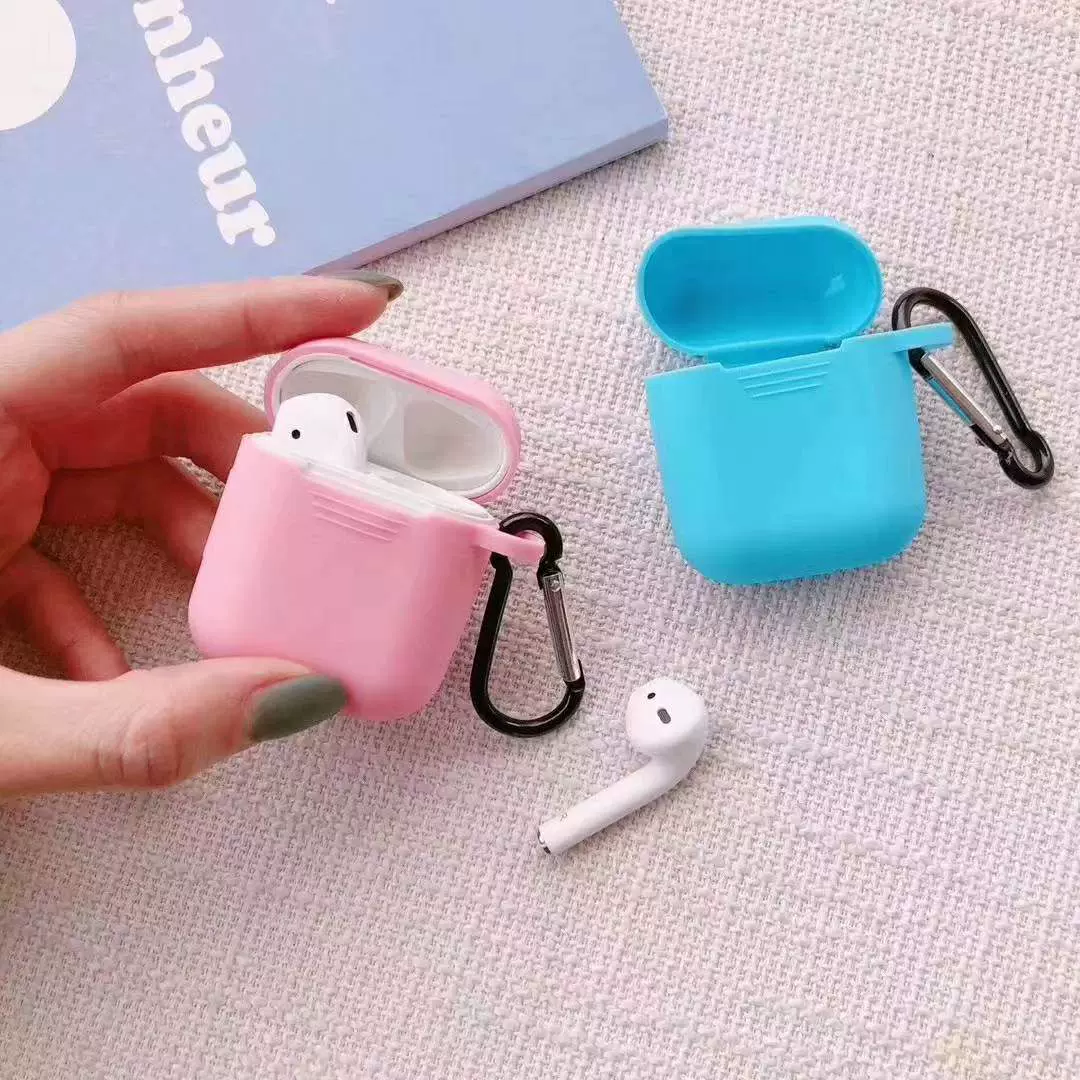 适用airpods3硅胶保护套苹果1/2代无线蓝牙耳机保护壳耳机套潮酷