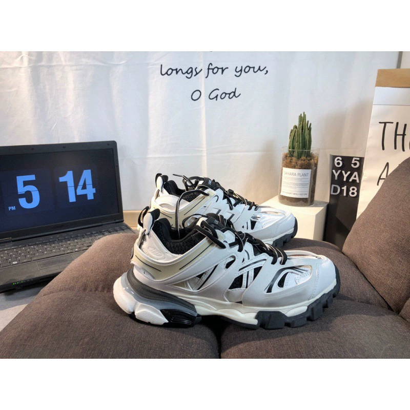 Chunyuan Paris Daddy Shoes Женская обувь Track 3.0 Putian Men's Forly - уличные толстые подошвы со светодиодной подсветкой, увеличивающей спортивную пару