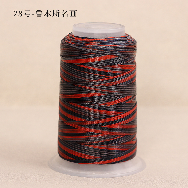 6股段染蜡线3股12股渐变色股线圆蜡绳手工编织diy手绳耐磨项链|undefined