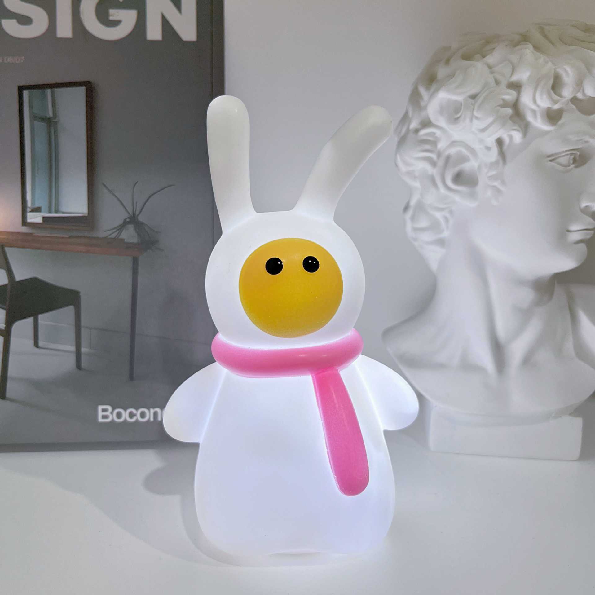 긴 귀 토끼 핑크