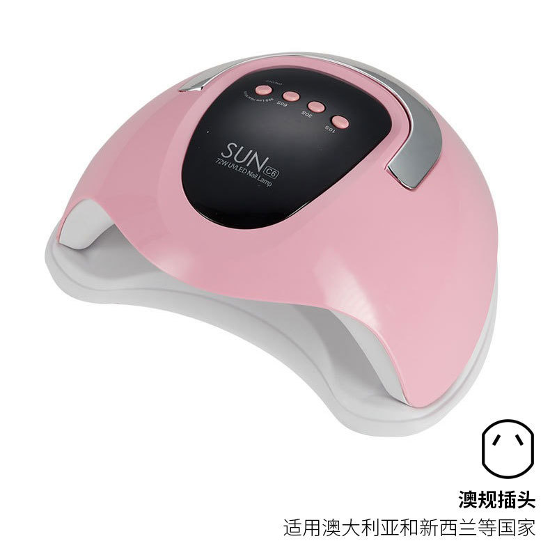Luz de manicuras transfronterizas 78W máquina de manicuras de alta potencia luz de terapia de uñas tienda de manicuras luz de curado de uñas UV máquina de terapia de luz de pegamento de nail