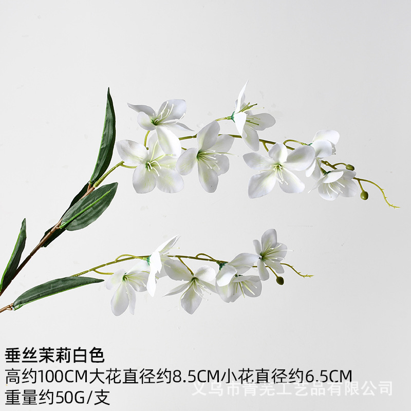 Flores Artificiales de Tela de Seda para Decoración de Bodas y Techo image 95