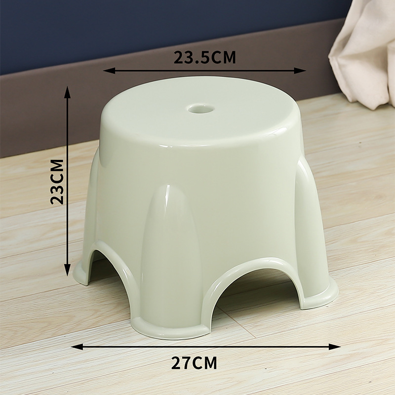 塑料凳子加厚小板凳熟胶家用儿童矮凳浴室茶几换鞋凳椅子大人新品|undefined