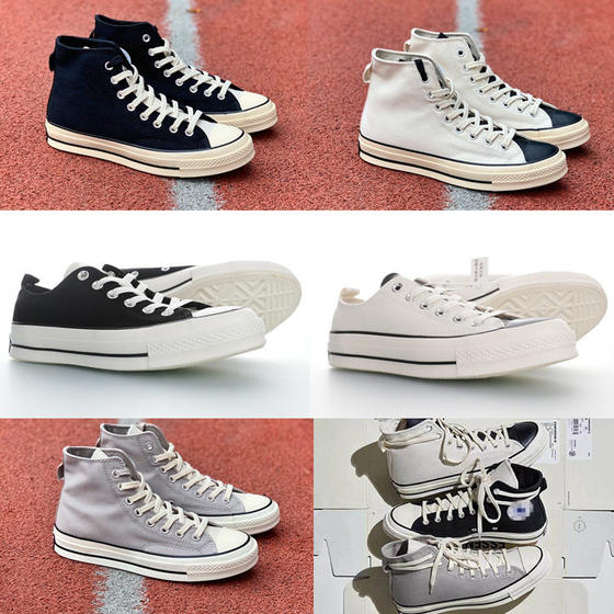 Fear Of God Essentials x 1970s FOG canvas high-top casual board shoes sneaker men and women