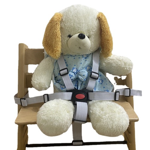 Child growth chair safety belt baby chair safety belt dining chair accessories safety protection five-point buckle safety belt