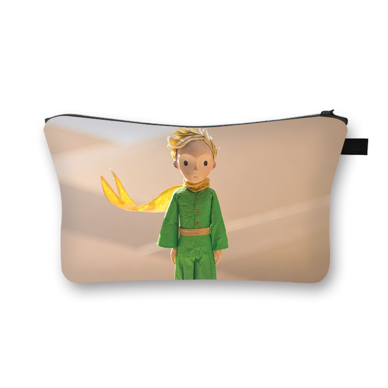 New style Little Prince children's cute coin purse cartoon unisex cosmetic bag polyester storage bag for primary school students wholesale