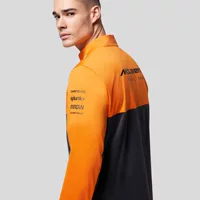 2024 новая горячая продажа зимой F1 McLaren ветрозащитная куртка с флисом теплая износостойкая свитер для мужчин и женщин полиэстер оранжевый