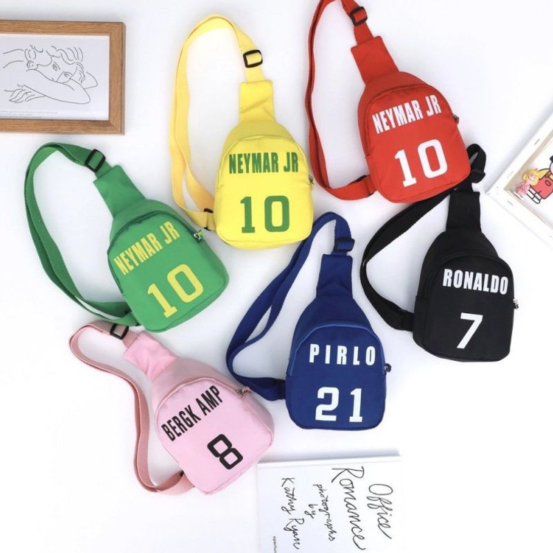 New trendy Korean-style children's bag, stylish chest bag for boys, fashionable crossbody bag for going out, trendy waist bag, coin purse