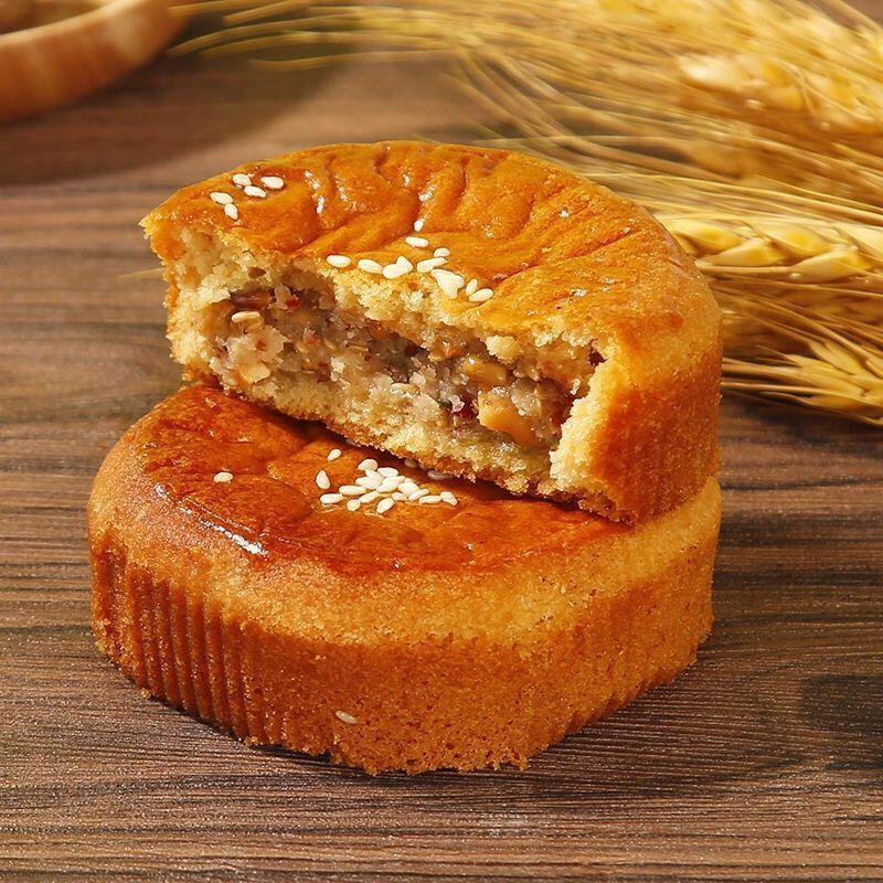 五仁月饼老式吃的传统点心糕点类手工广式月饼五仁批发40g-2500g|undefined