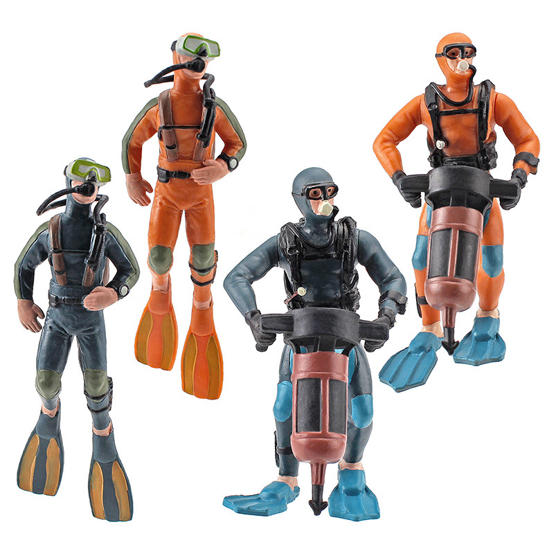 Transfronterizo Amazon simulación modelo de buceo Mini exploración submarina encuesta Rana escena decoración juguete