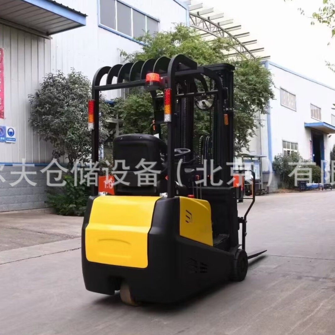四轮三支点电动叉车蓄电池平衡重电瓶托盘堆垛机经济款堆高车维修