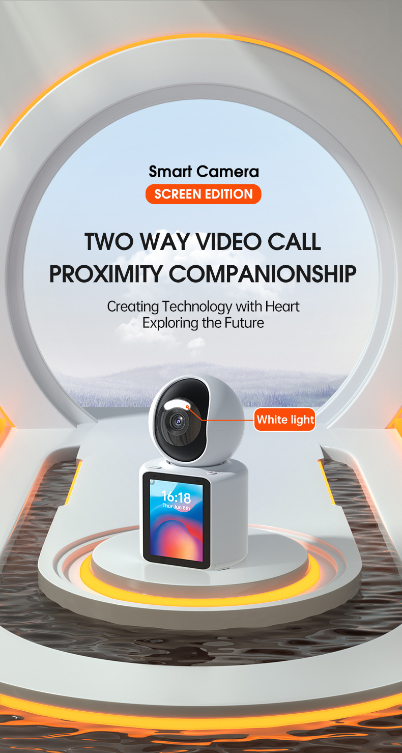 Video Surveillance Camera One-Click Call Two-Way Communication Home Elderly Child Care Monitor_voghion.com