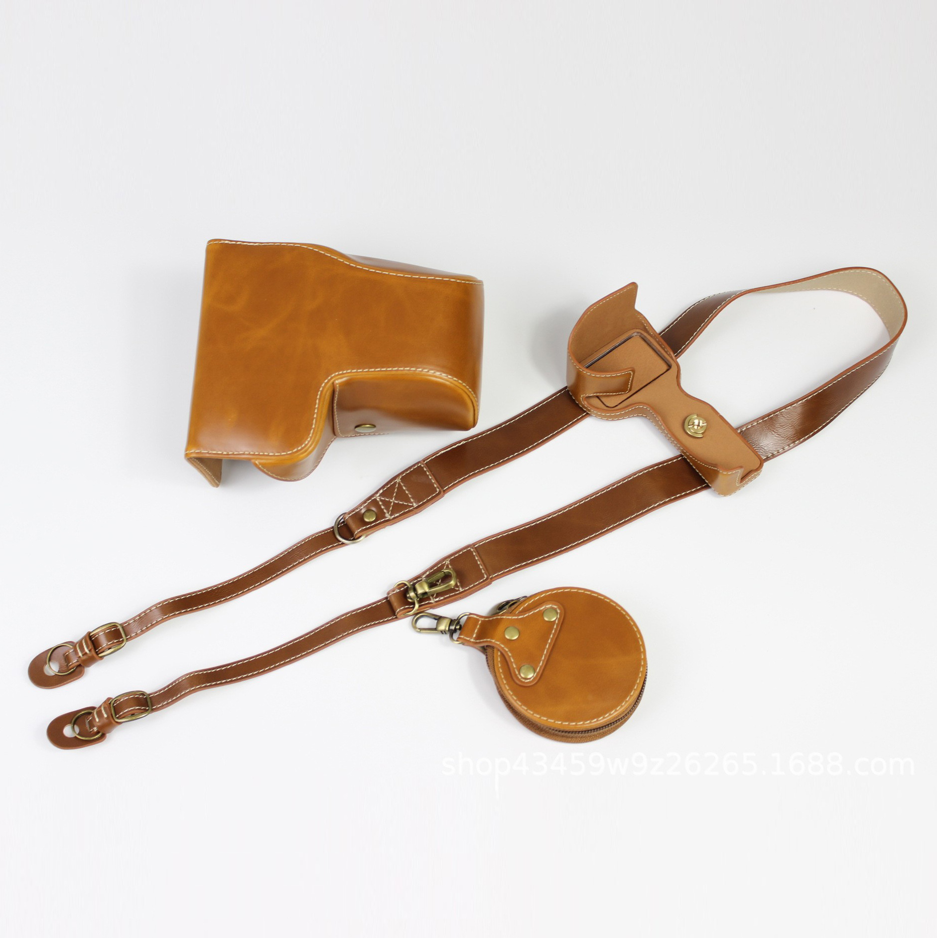 (2개) A6600 카메라 가방 케이스 카메라 베이스 반 어깨 렌즈 커버 가방 액세서리 가방