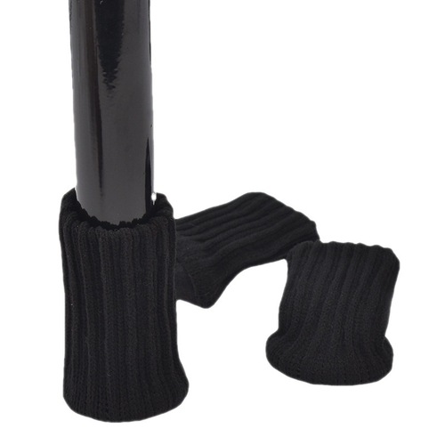 Table leg cover woolen knitted door handle protective cover thickened wear-resistant table and chair leg cover non-slip round bottom home protection mat