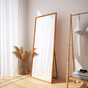 Xingcheng wholesale solid wood large mirror clothing store slimming fitting mirror home bedroom dressing mirror wholesale
