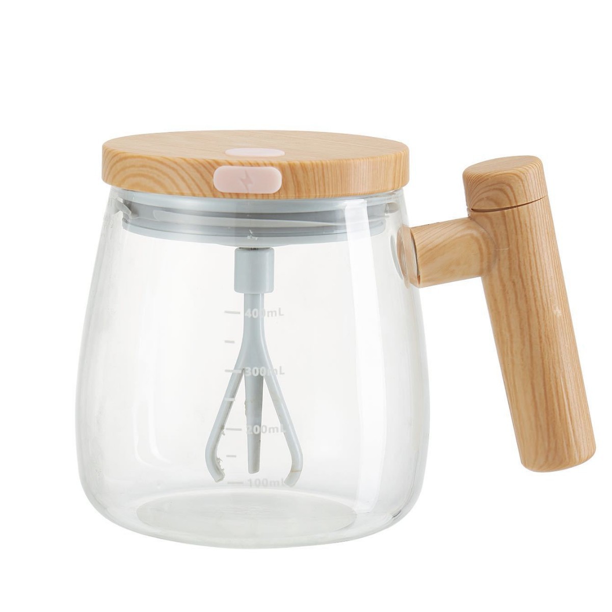 Taza mezcladora automática para el hogar transfronteriza nueva taza de color arce portátil taza de vidrio de café eléctrico al por mayor