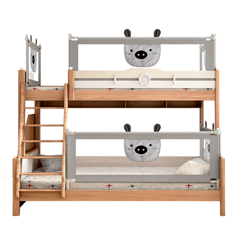 Cercas de cama de suministro directo de fábrica, literas para bebés y niños, literas para estudiantes, deflectores de cama elevada y anti-caída, barandillas de cama para madre e hijo