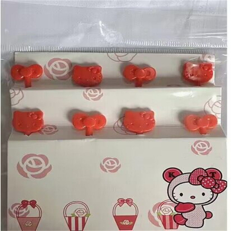 Japón hogar dibujos animados horquilla de fruta creativa para niños animales lindos horquilla de fruta de plástico set Bento stick