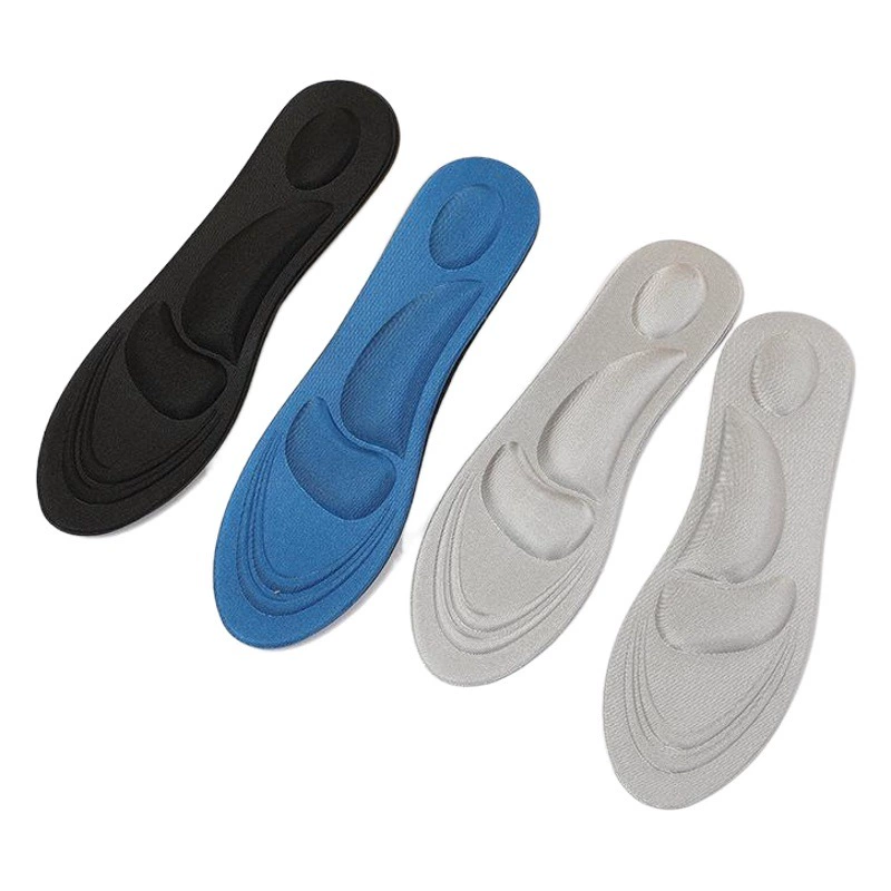 Трансграничная 4D Массажная стелька удобное дышащее стелька второго поколения Дышащая высокоэластичная губка впитывающая пот дезодорант стелька оптом