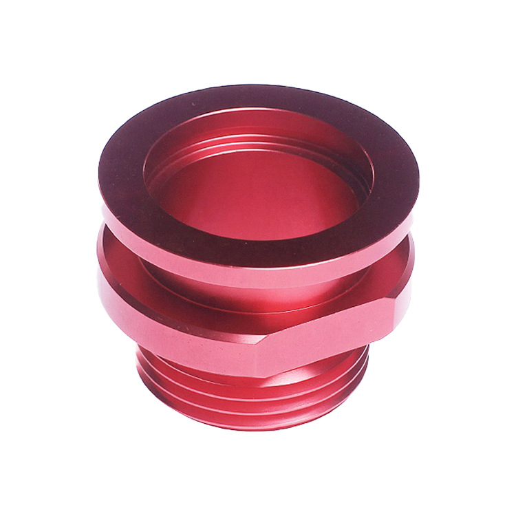 五金制品加 工厂 CNC电脑锣加 工 螺纹接口配件 表面阳极氧化 定