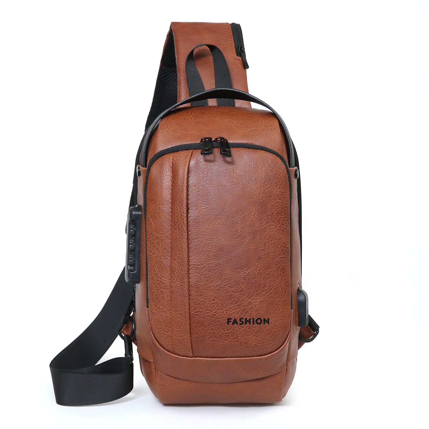 2024 nueva mochila de negocios bolsa de pecho casuales para hombres anti-droplets bolso de hombro ligero de tendencia reducida anti-robo mochila