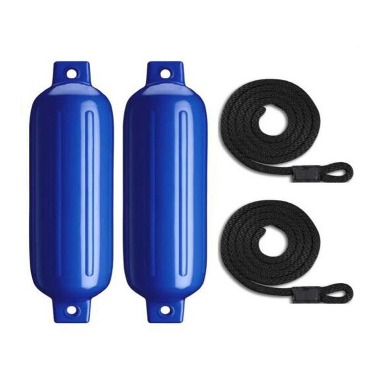 4-piece set G-shaped marine yacht ball-butting dock inflatable buoy anti-ultraviolet