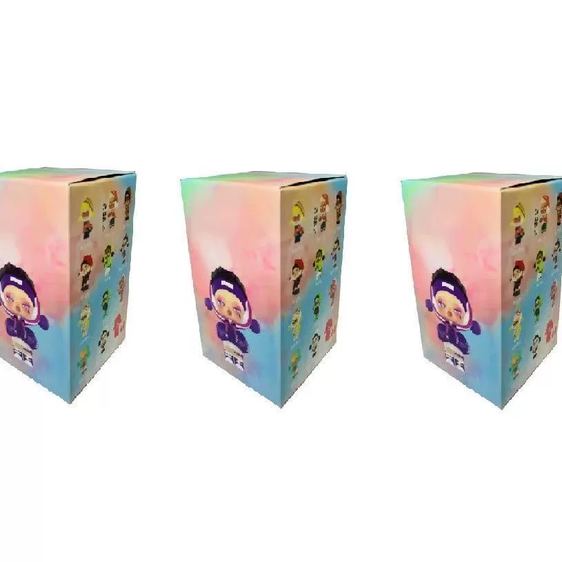 Коллекционная слепая коробка (POPMART) Bubble Mate Skullpanda Xiong Meow boom — ручная фигурка, 0,08 кг