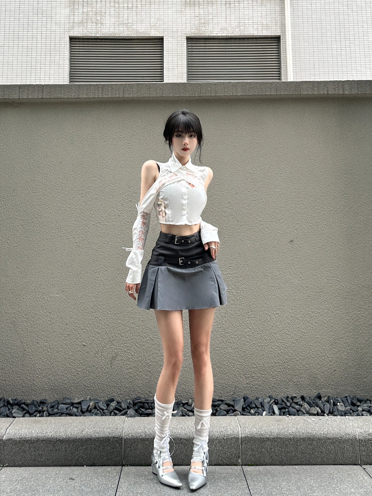 Scarpe singole da donna con tacco alto e punta a punta, di alta qualità, color argento_voghion.com