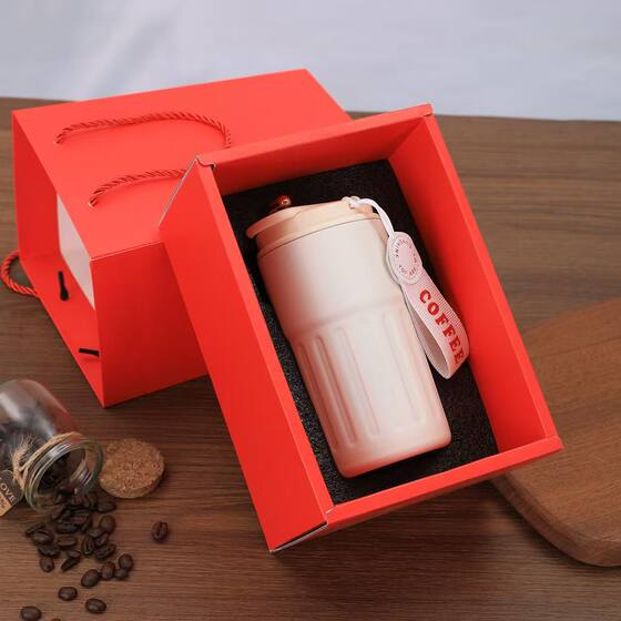 Portable 316 High-value Coffee Cup Thickened Stainless Steel Thermos Sports Student Household Vacuum Activity Gift