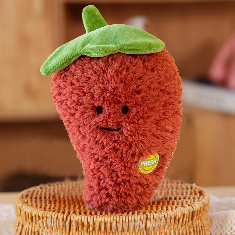 Muñecas de ocho pulgadas de simulación de muñecas de verduras muñecas de peluche muñecas de frutas pequeñas muñecas de boda arrojar regalos muñecas