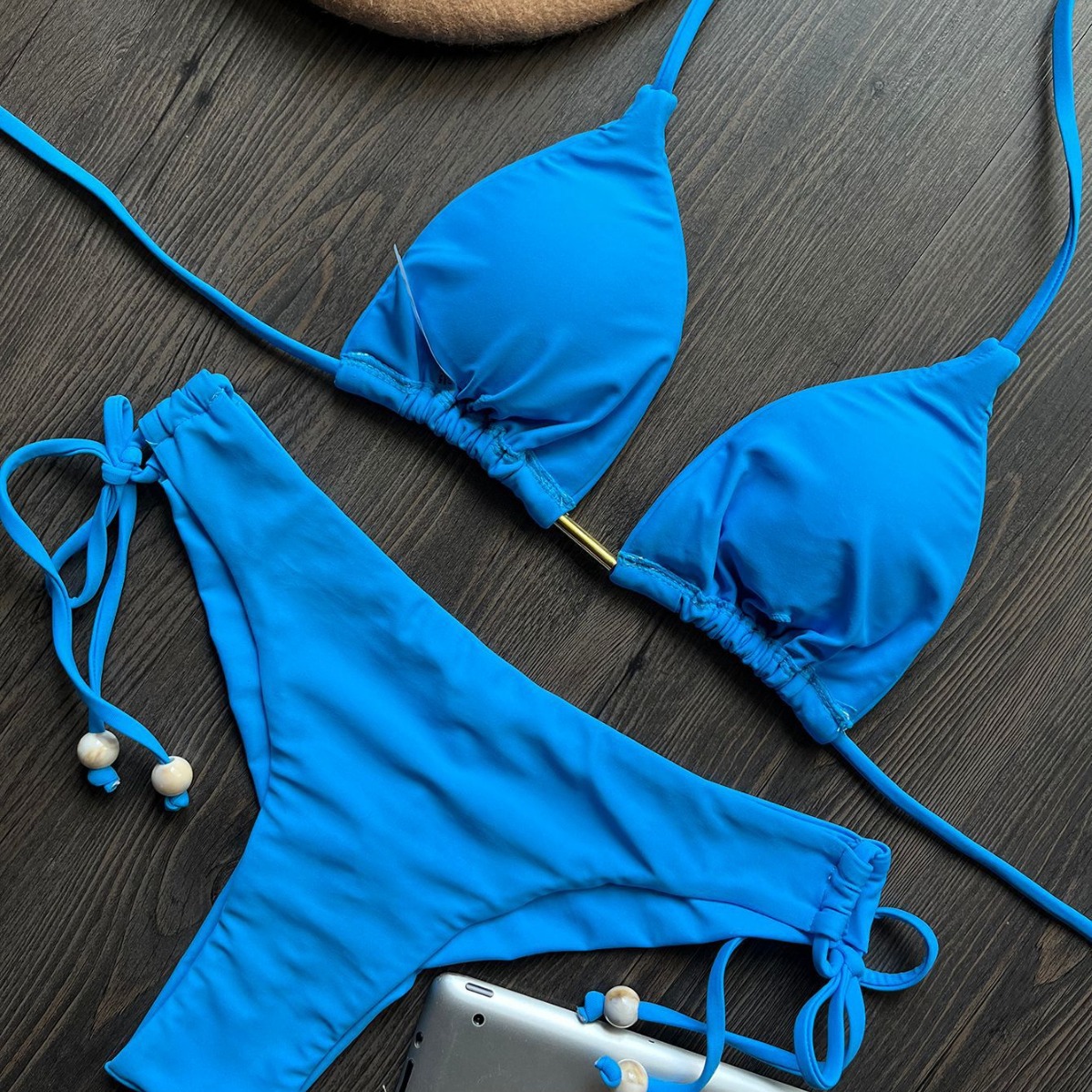 Summer Sexy Solid Color Bikini suit Women's Beach Swimwear