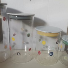 库存玻璃密封罐花茶罐玻璃罐子储物罐厨房收纳家居用品