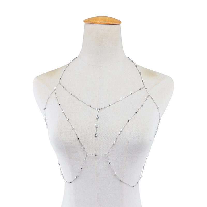 Chest chain-d0393 silver