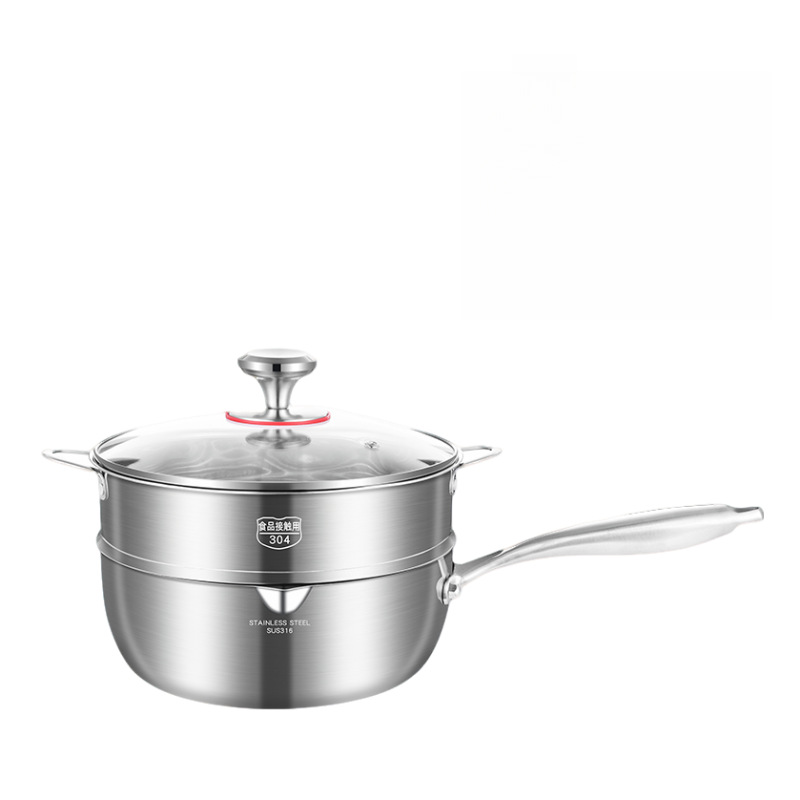 18cm 매끄러운 스노우 팬(찜망 포함)