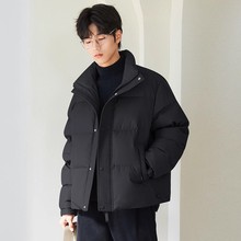简约男士立领羽绒服男高级感韩版修身保暖时尚羽绒服25年冬季新款