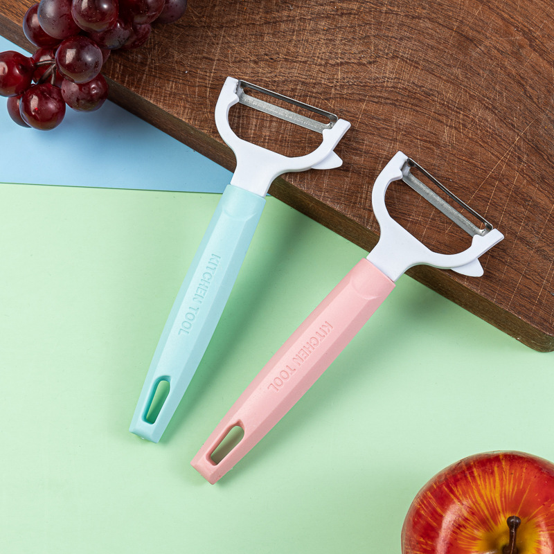 Pelador multifunción de acero inoxidable, 2 en 1, frutas y verduras