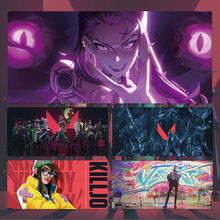 無畏契約瓦羅蘭特鼠標墊超大加厚游戲桌墊游戲合集宿舍網吧橡膠墊