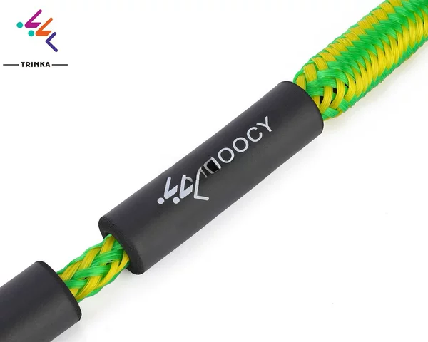 Boat cable with hook 316 hook buckle Marine Wharf elastic rope shock absorption stretch buoy rope water skiing rope