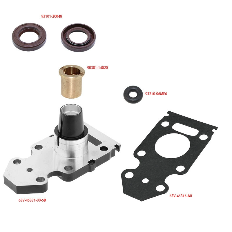 Yamaha 2 чит 15HP л.с. морской наружный двигатель 63V-45331-00-5B сиденье насоса с медной втулкой уплотнительное кольцо