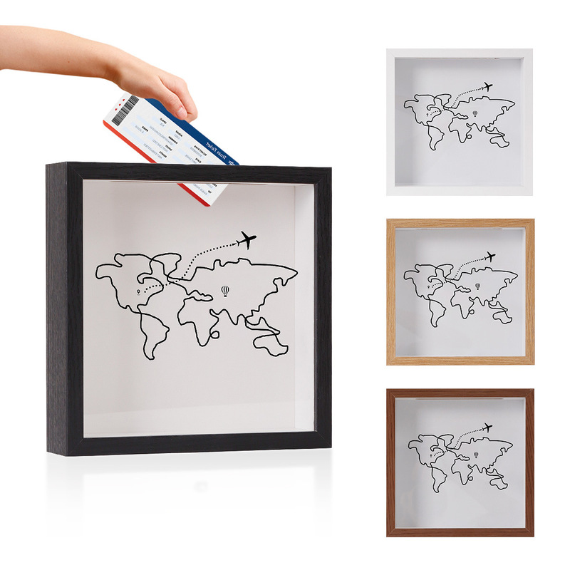Xiaohongshu Douyin Best-Selling Time Fragment Concert Ticket Travel Ticket Stub Airplane Ticket Banknote Storage Photo Frame Xiaohongshu Douyin Best-Selling Time Fragment Concert Ticket Travel Ticket Stub Airplane Ticket Banknote Storage Photo Frame
