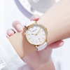 Disney, calendar, fashionable belt, trend dial, quartz watches, women's watch, Korean style