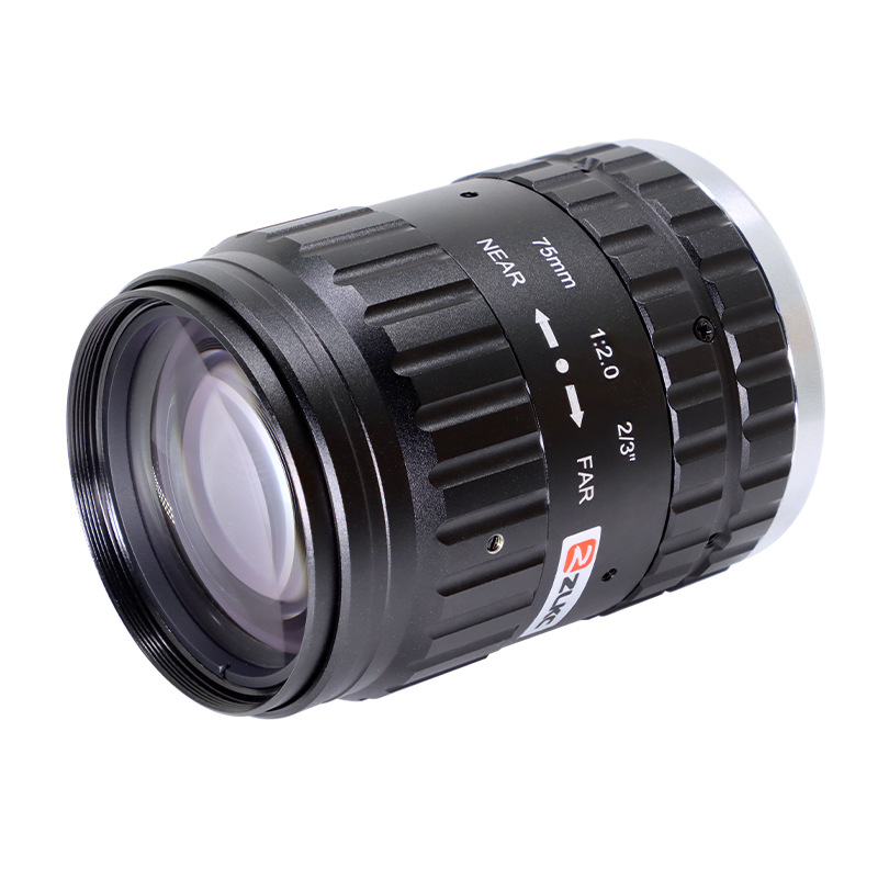 �����ֶ���Ȧ75mm��ҵ�����ͷ 2/3"C�ڵͻ�������Ӿ���⾵ͷ