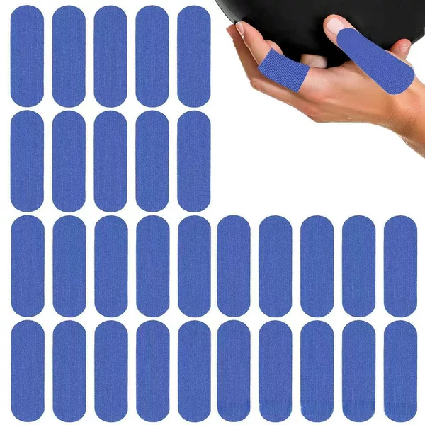 In-Stock Bowling Finger Protection Patches, Bowling-Specific Thumb Fixation Support Tape, Anti-Friction Elastic Finger Patches
